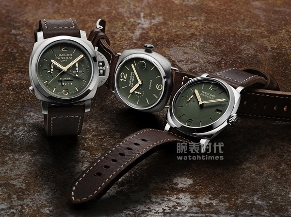 Sono disponibili tre nuovi orologi replica Panerai con quadranti verdi